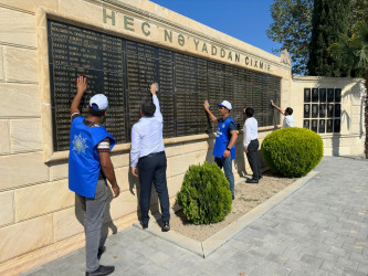 27 sentyabr Anım günü ərəfəsində rayon ərazisində yerləşən şəhidlərin xatirəsinə ucaldılmış abidə və bulaqların ətrafında təmizlik işləri aparılıb