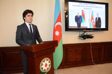 "Milli Liderdən Prezidentə: Qarabağ müasir şəhər və memarlıq konsepsiyası" mövzusunda tədbir keçirilib
