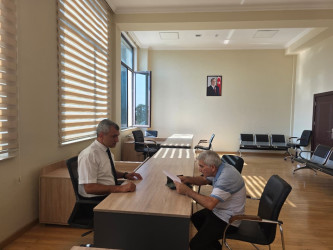 Tərtər Rayon İcra Hakimiyyətində vətəndaşların müraciətləri dinlənilib