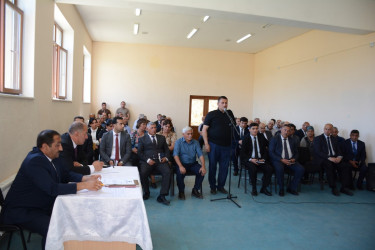 İcra başçısının Bala Kəngərli kəndində səyyar-qəbul görüşü olub