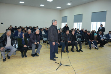 Rayon rəhbərinin Bayandurlu kəndində növbəti səyyar qəbul-görüşü keçirilib