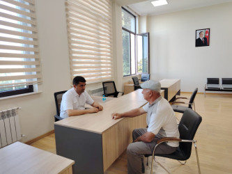 Tərtər Rayon İcra Hakimiyyətində mütəmadi olaraq vətəndaşların müraciətləri dinlənilir